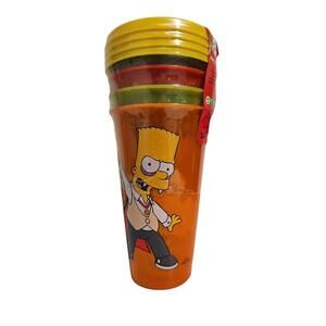 Zak The Simpsons 4-Pack Glow Tumbler Cups Halloween Edition
